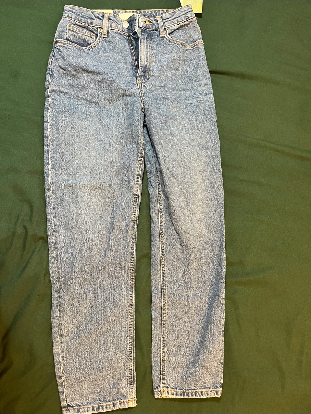 H&M Straight-Leg Women's Jeans in Light Blue Wash